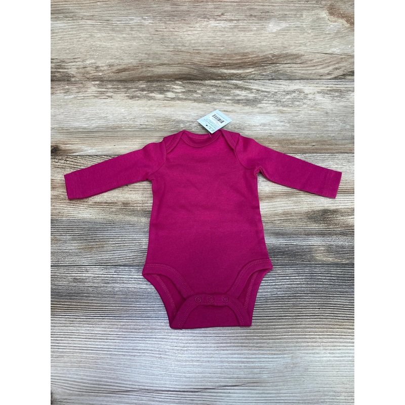 NEW Primary Organic Long Sleeve Bodysuit Pink sz Newborn