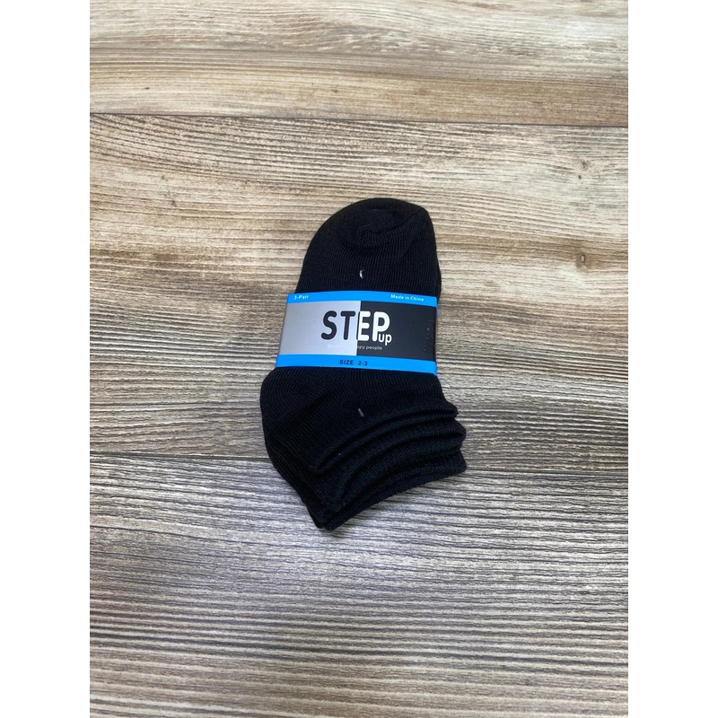 NEW Step Up Pattern Socks 3Pk sz 2-3