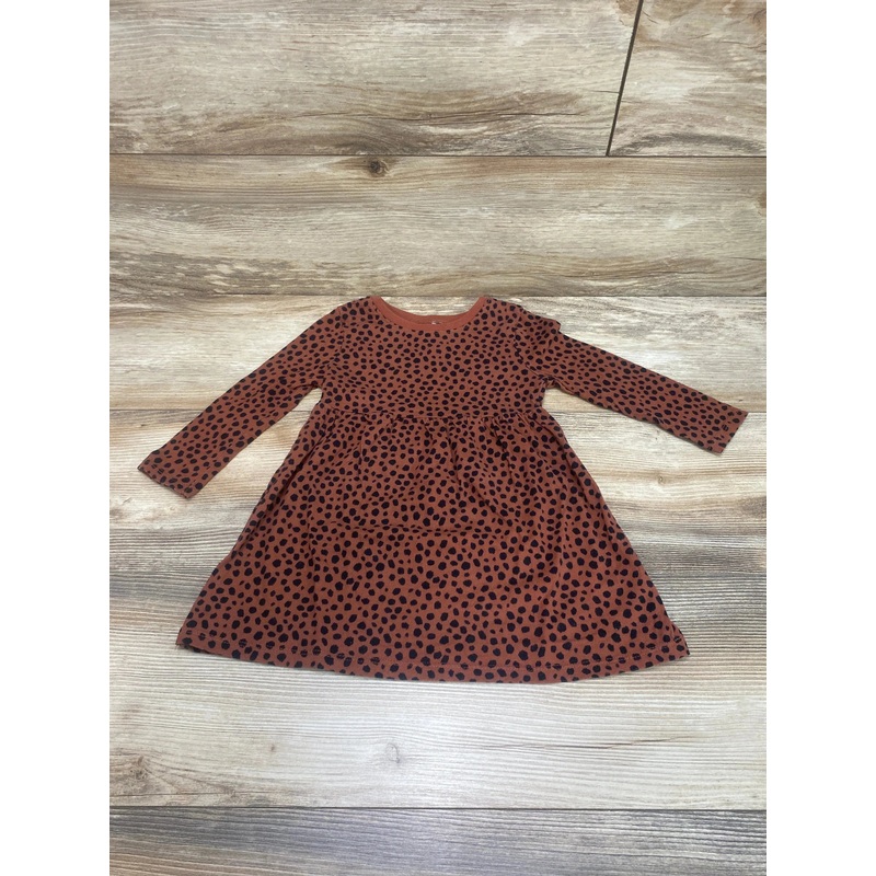 Old Navy Cheetah Print Dress Brown Sz 2T