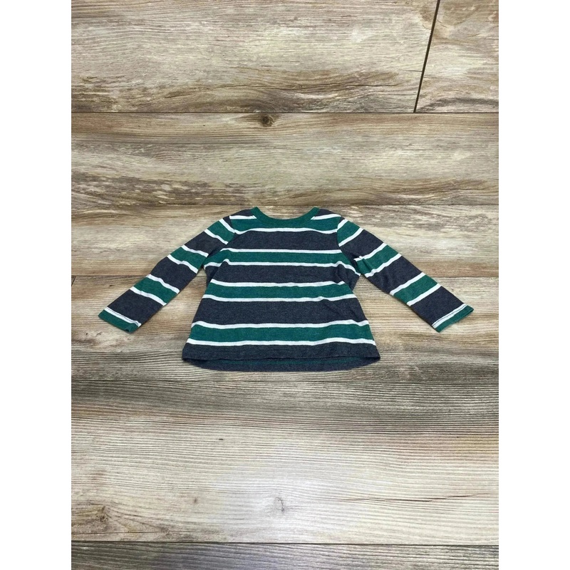 Old Navy Striped Shirt Grey sz 18-24m