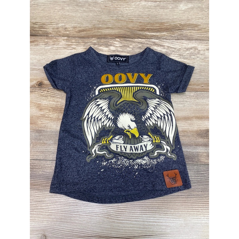 Oovy Fly Away Tee Grey sz 2T