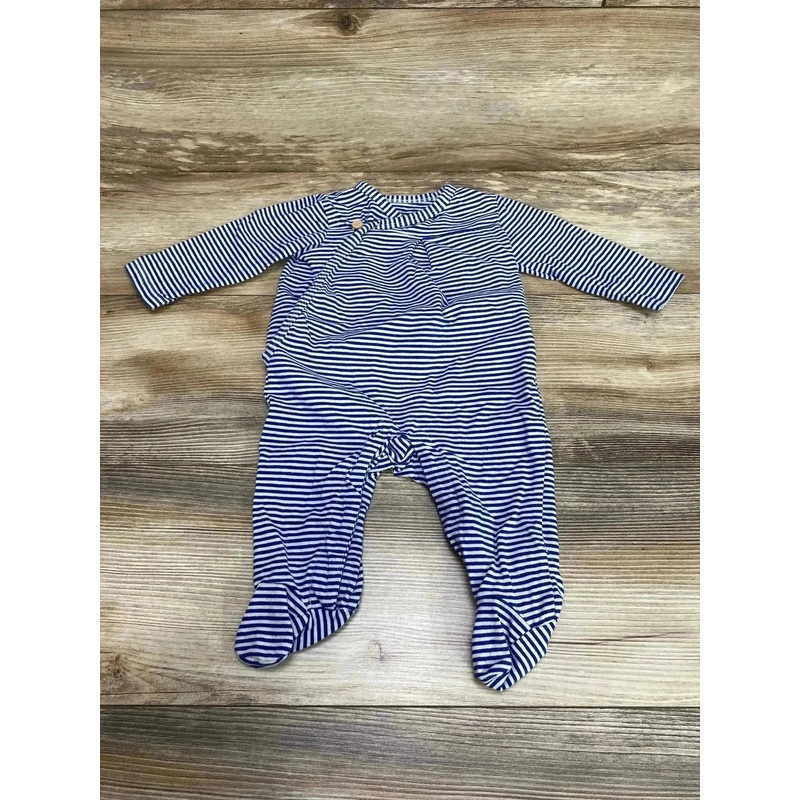 Rachel Zoe Striped Footed Coverall Blue sz 3-6m
