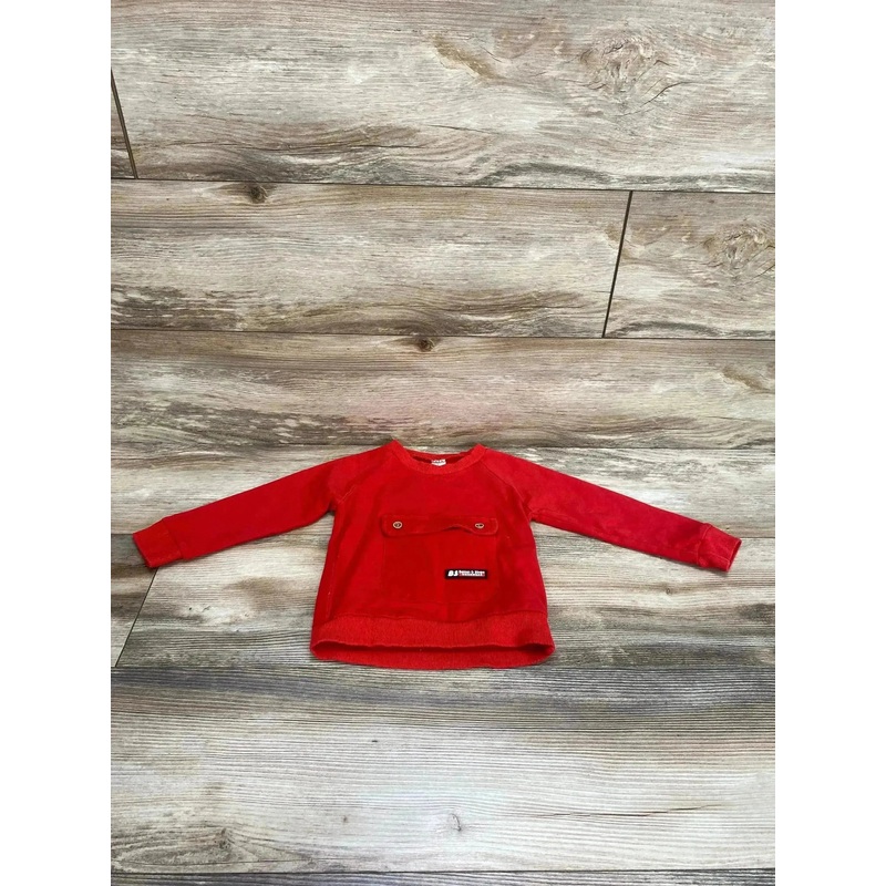 Raglan Sweatshirt Red sz 12m
