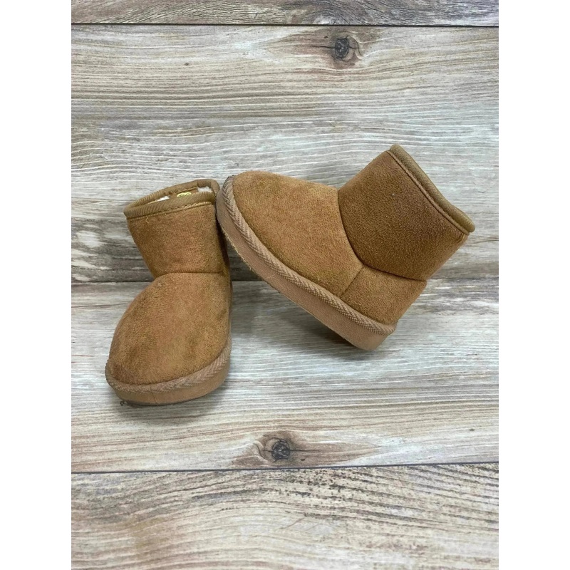 Stepping Stones First Steps Boys Slip-On Shoe Tan Sz 3c