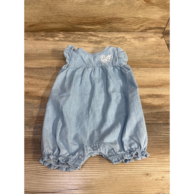 Carter’s Chambray Shortie Romper Blue sz 3m Blue 3m