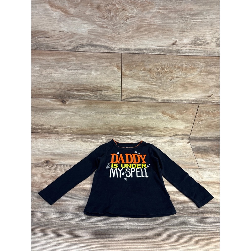 Carter’s Daddy Is Under My Spell Shirt Black sz 2T Black 2T