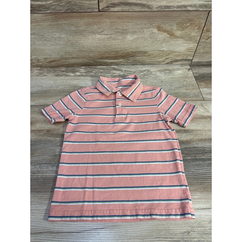 Carter’s Striped Polo Shirt Pink sz 4T Pink 4T