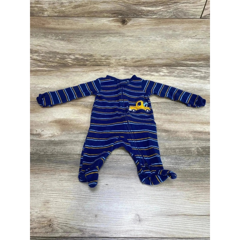 Carter’s Striped Sleeper Blue sz Newborn