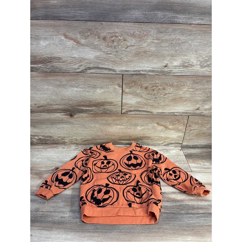 H&M Pumpkin Sweatshirt Orange sz 3-4T Orange 3T