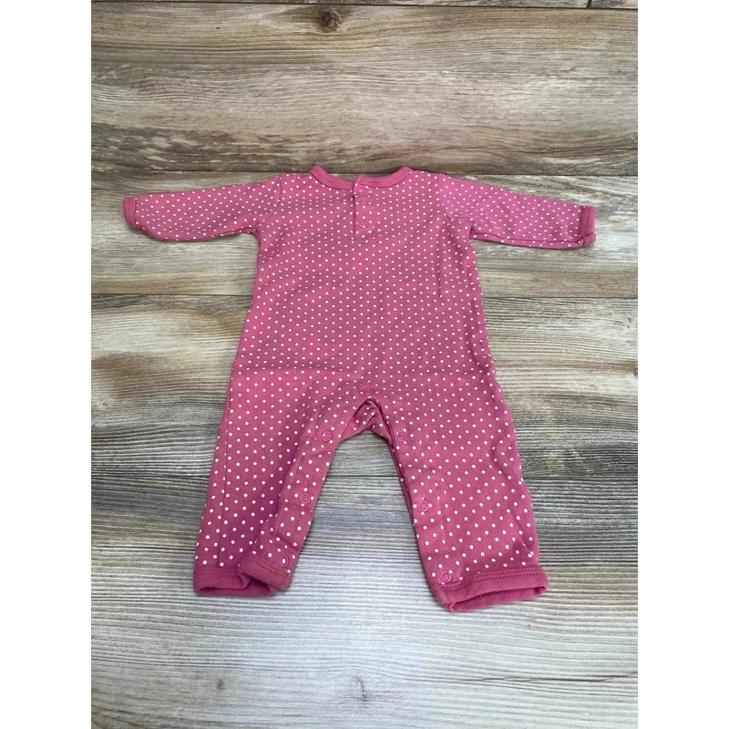 Hudson Baby Polka Dot Coverall Pink sz 3-6m