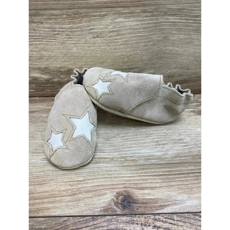 Minnetonka Star Infant Bootie Tan Sz 4c