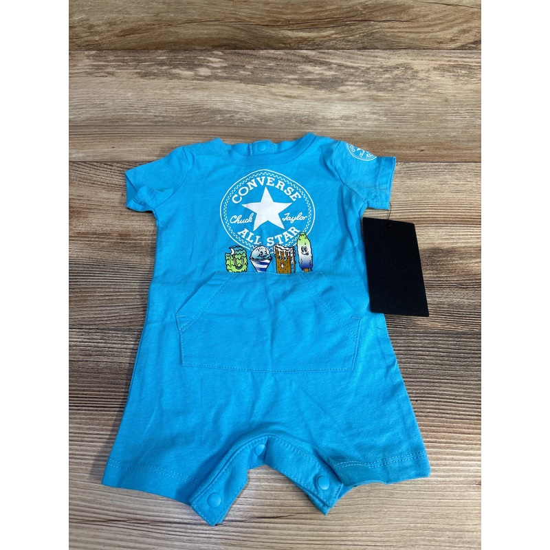 NEW Converse All Star Ice Cream Romper Blue sz Newborn Blue Newborn