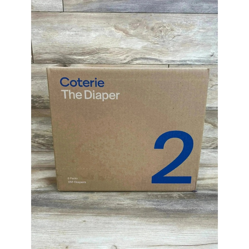 NEW Coterie Diapers 6Pk 180Ct., Sz 2
