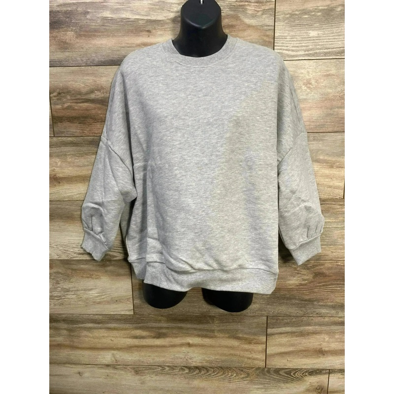 NEW Gap Maternity Crewneck Grey Sweatshirt sz Large