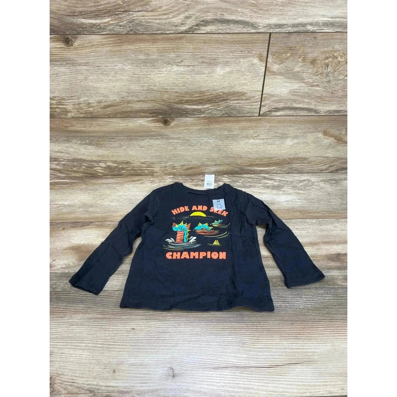 NEW Old Navy Hide And Seek Champion Grey Shirt sz 2T Grey 12-18m New
