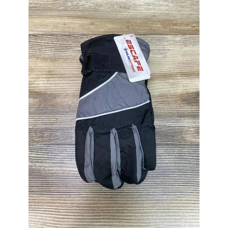 NEW Polar Extreme Insulated Youth Gloves Grey/Black OSFM