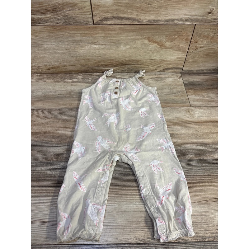 Carter’s Bird Print Romper Beige sz 12m Beige 12m