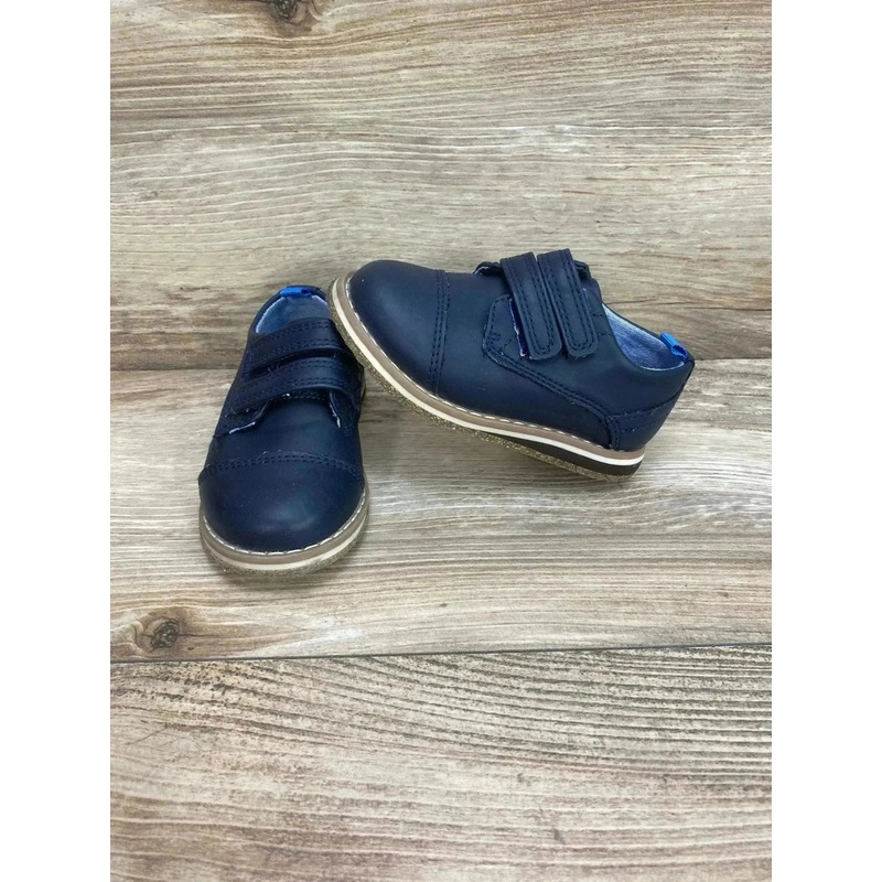 Cat & Jack Gunther Oxford Dress Shoes Navy Blue Sz 6c