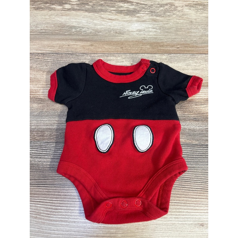 Disney Store Minnie Mouse Bodysuit Red sz Newborn Black Newborn