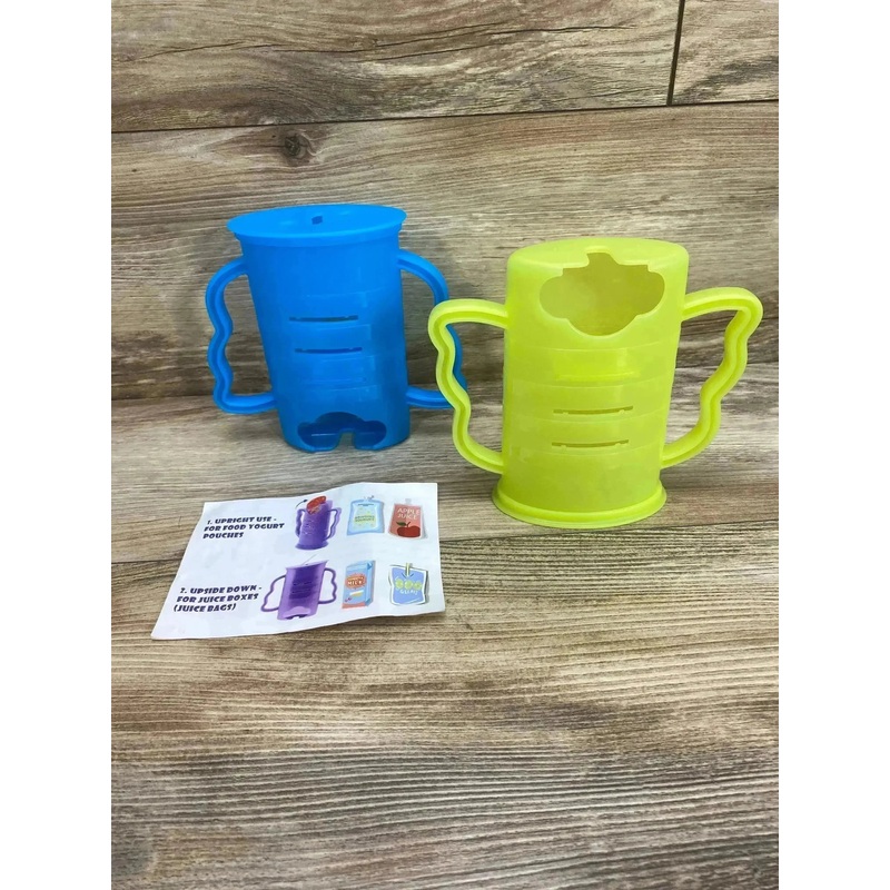 Drdomar 2pk Squeeze Proof Holder Blue/Yellow