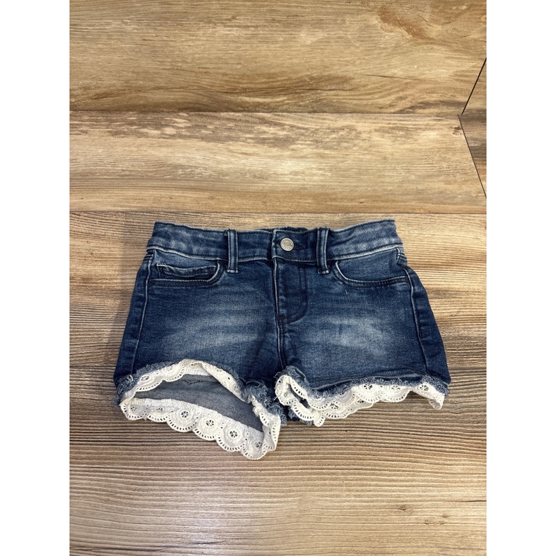 Jumping Bean Lace Trim Denim Shorts Blue sz 4T Blue 4T