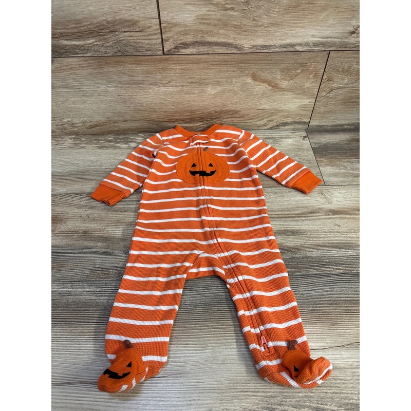 Just One You Thermal Pumpkin Sleeper Orange sz 6m Orange 6m