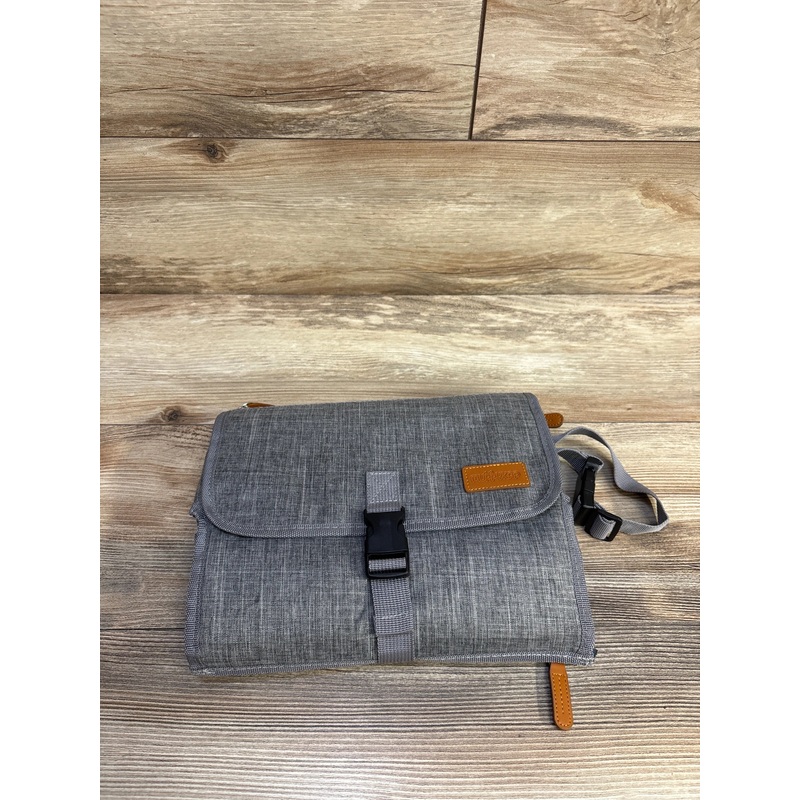 Muppykap Portable Changing Pad with Shoulder Strap, Grey