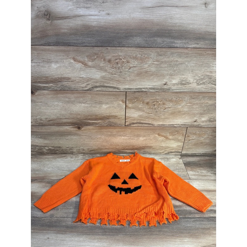 Shein Pumpkin Handcrafted Sweater Orange sz 5T Orange 5T