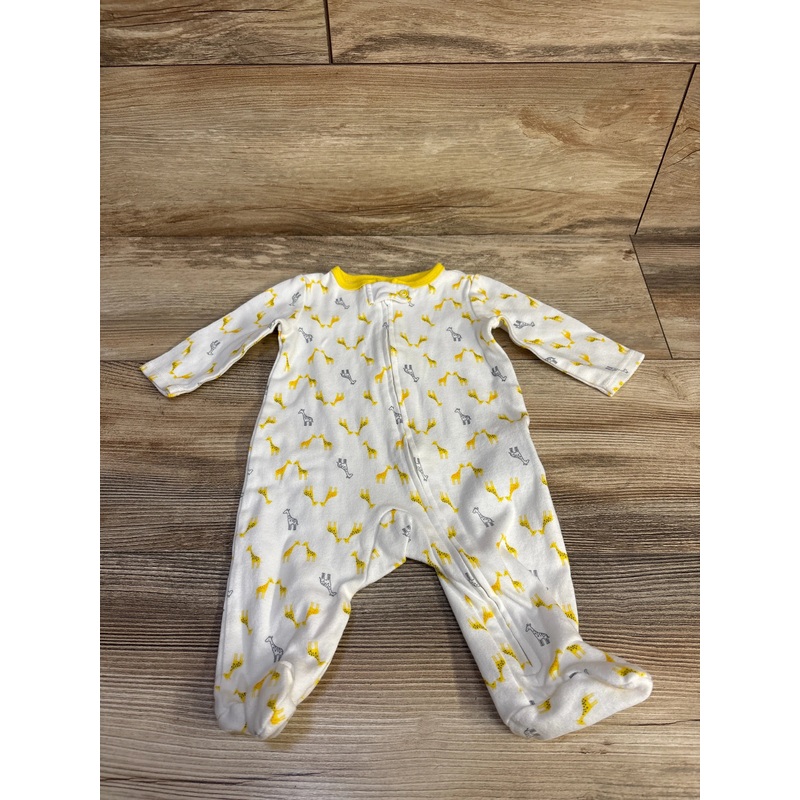 Simple Joys Giraffe Sleeper White sz 0-3m White Newborn