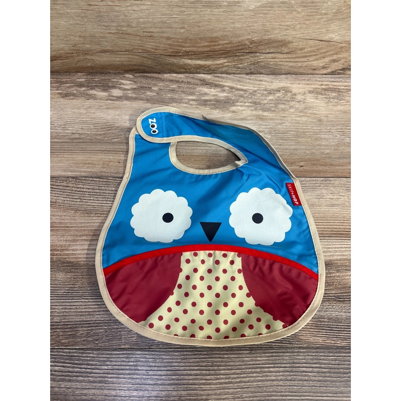 Skip Hop Zoo Tuck-Away Bib, Owl