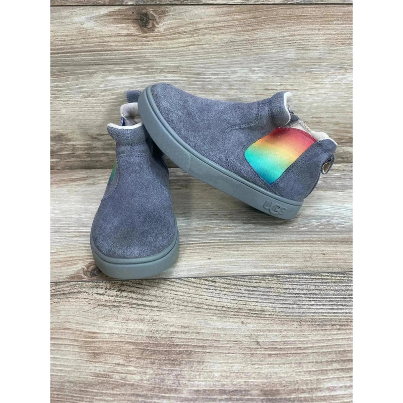 UGG Hamden II Suede Sneakers Grey Sz 11c