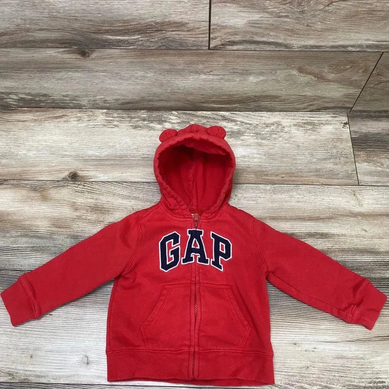 Baby Gap Full Zip Hoodie sz 18-24m Red 18-24m Used