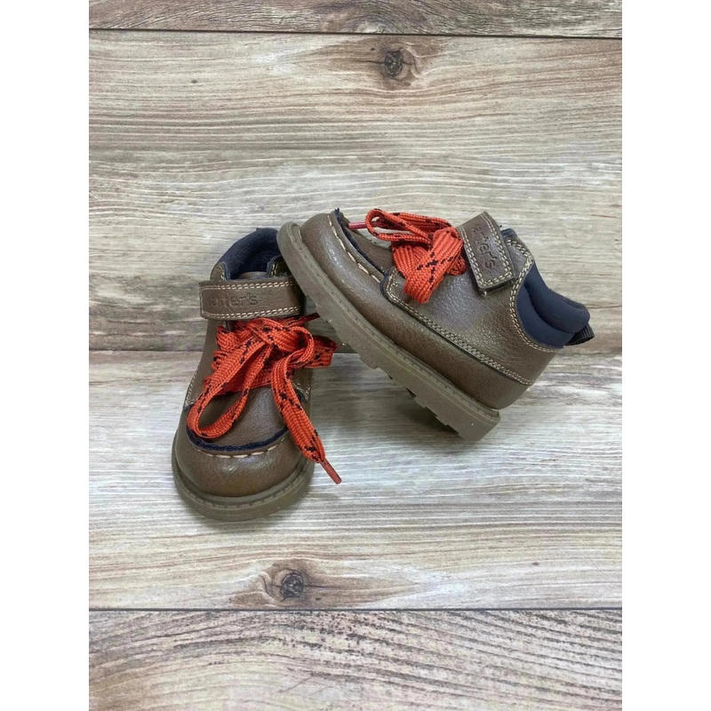 Carter’s Boy’s Norman Ankle Boots Brown Sz 4c