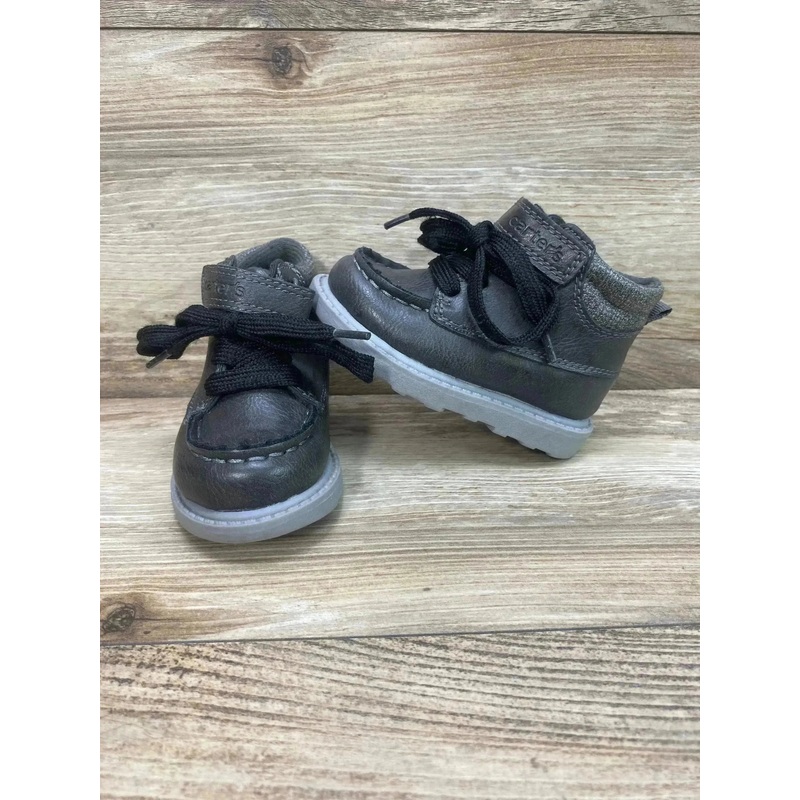 Carter’s Boy’s Norman Ankle Boots Grey Sz 4c