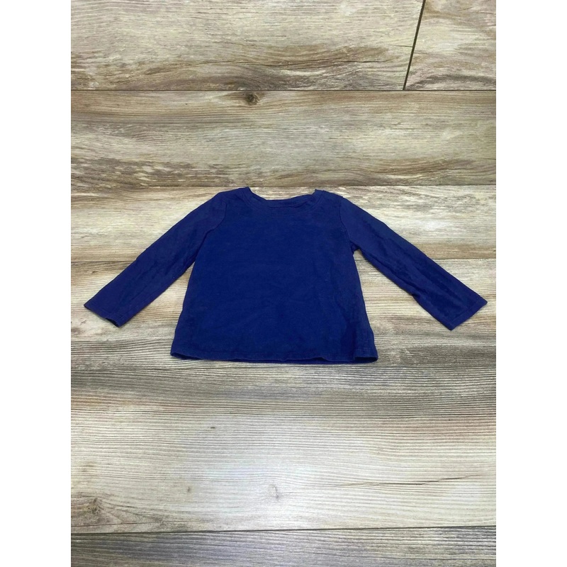Cat & Jack Long Sleeve Shirt Navy sz 2T