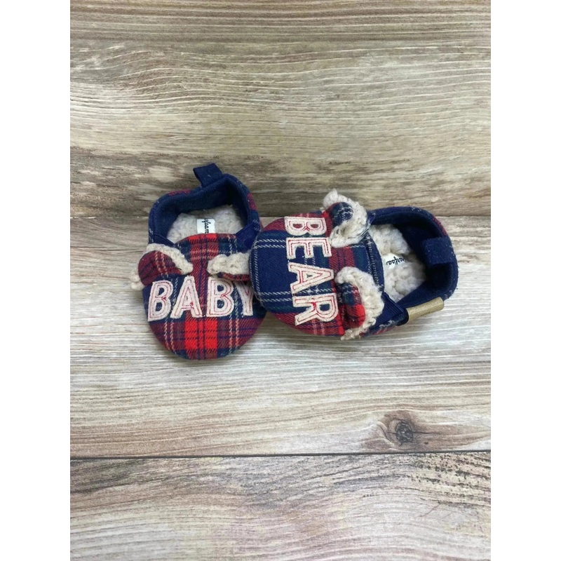 Dearfoams Baby Bear Slippers Sz 4c