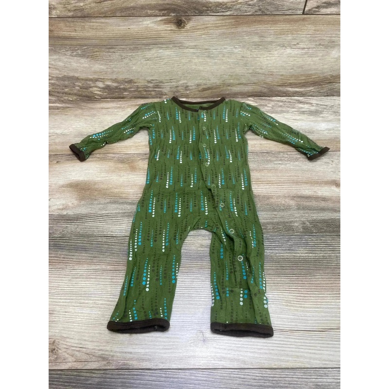 Kickee Pants Coverall Green sz 3-6m