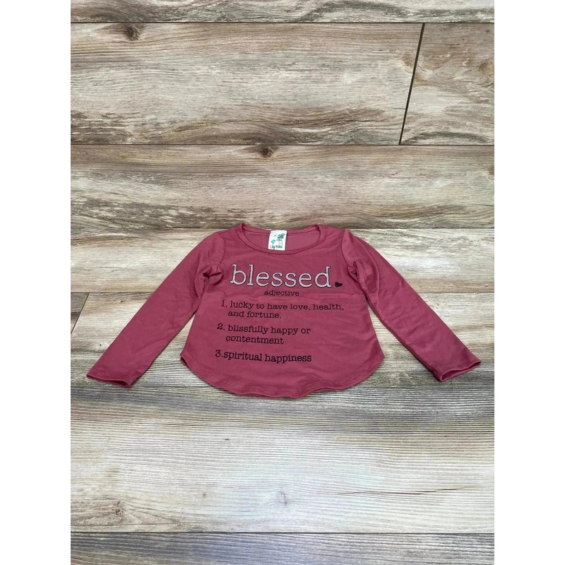 Lily Bleu Blessed Shirt Pink sz 4T