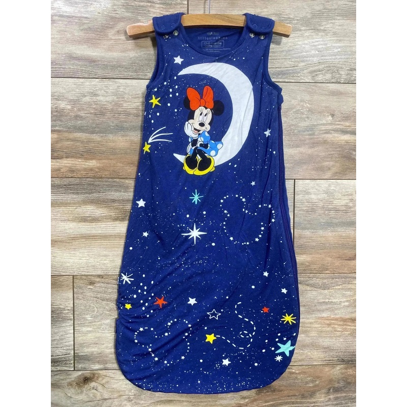 Little Sleepies Disney Minnie Mouse Sleepy Bag Navy sz 0-6m