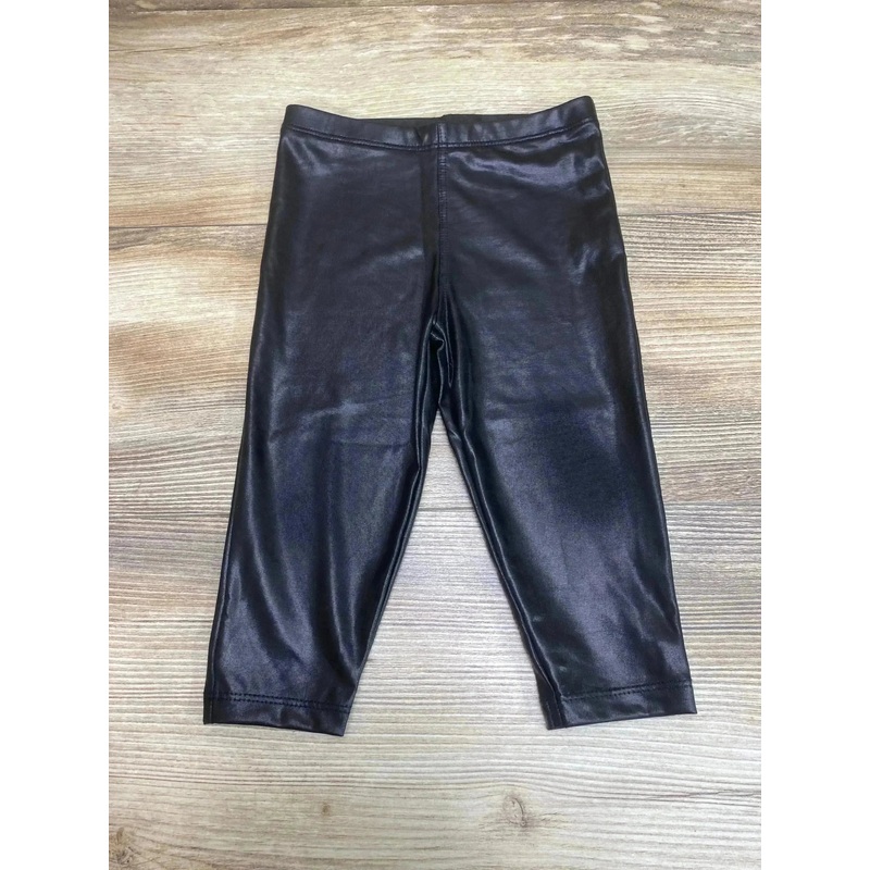 Monica + Andy Faux Leather Pants Black sz 12-18m