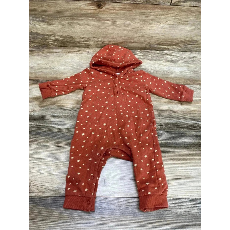 Nordstrom Hooded Coverall Orange sz 6m