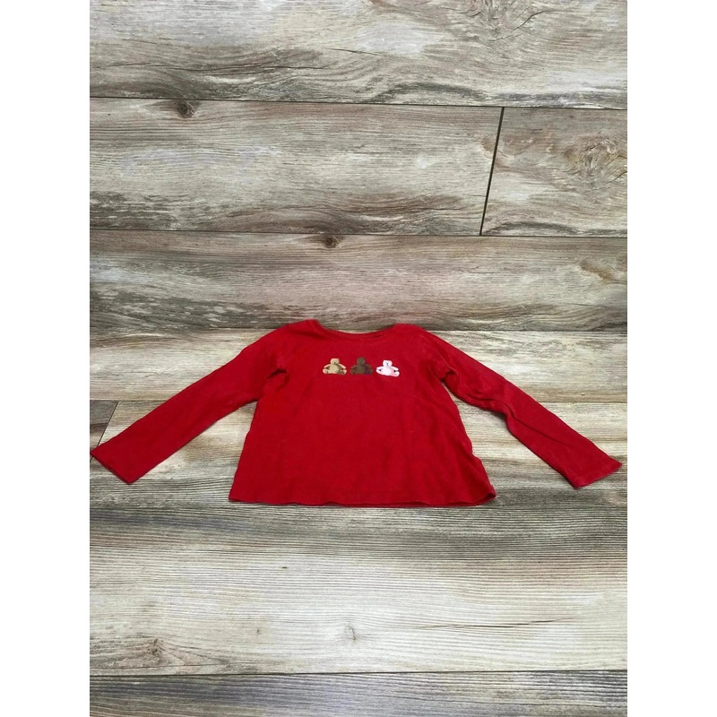 Baby Gap Bear Graphic Shirt Red sz 5T