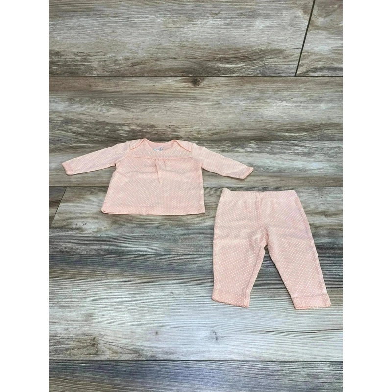 Carter’s 2pc Polka Dot Top & Pants Pink sz 3m