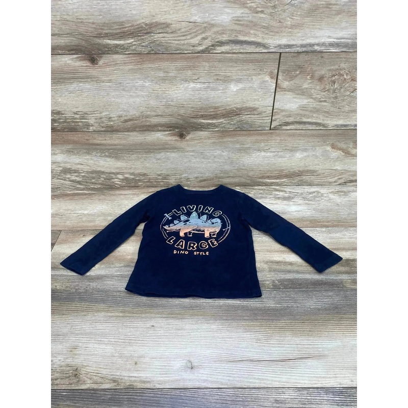 Carter’s Living Large Dino Style Shirt Navy sz 2T
