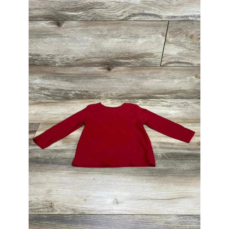 Cat & Jack Long Sleeve Shirt Red sz 2T