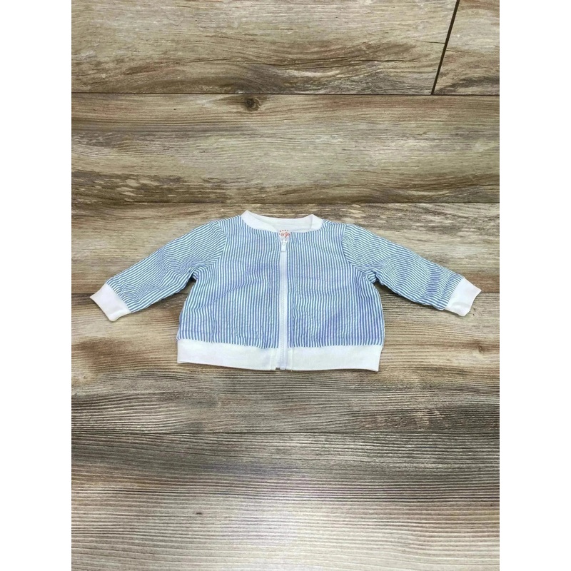 Cat & Jack Striped Jacket Blue sz 3-6m