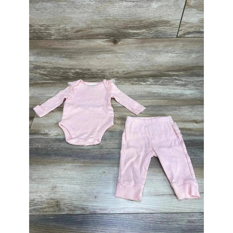 First Impressions 2pc Bodysuit & Pants Pink sz 0-3m