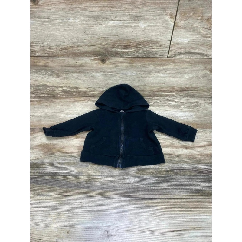 Full Zip Hoodie Black sz 3-6m