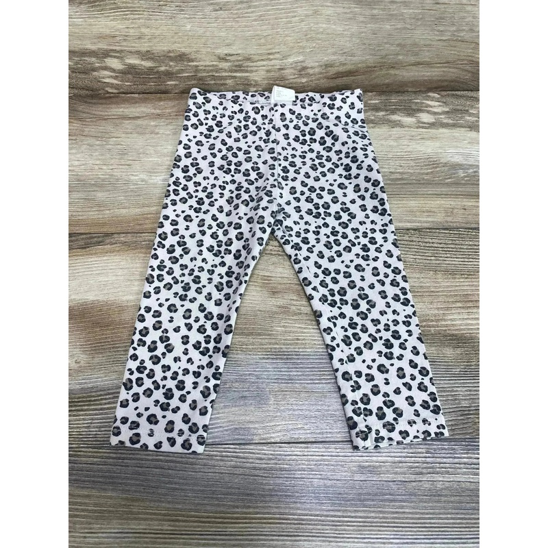 H&M Leopard Print Leggings Cream sz 12m