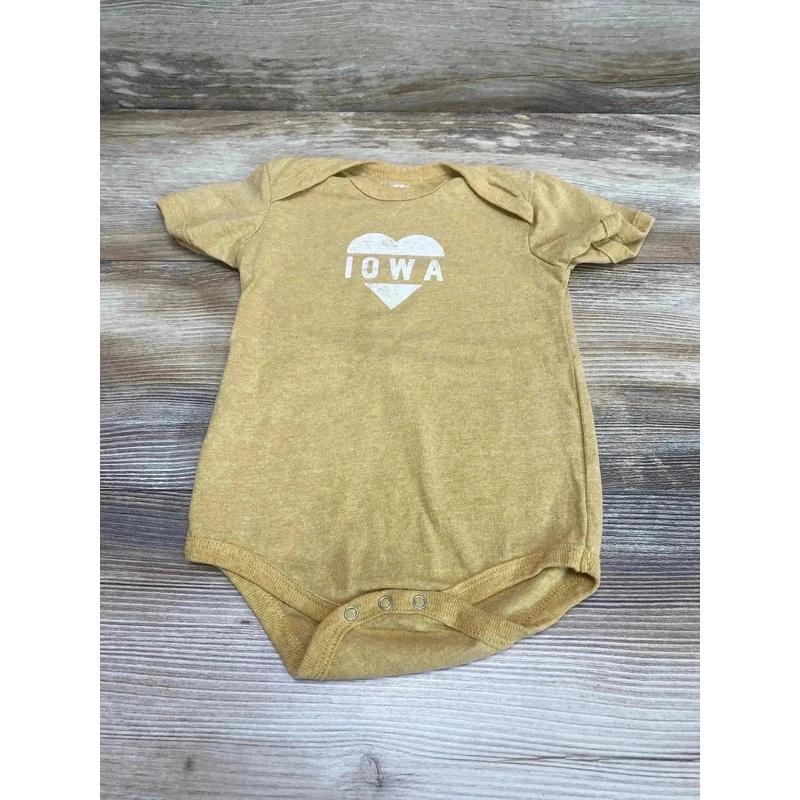Home Free Iowa Bodysuit Yellow sz 24m